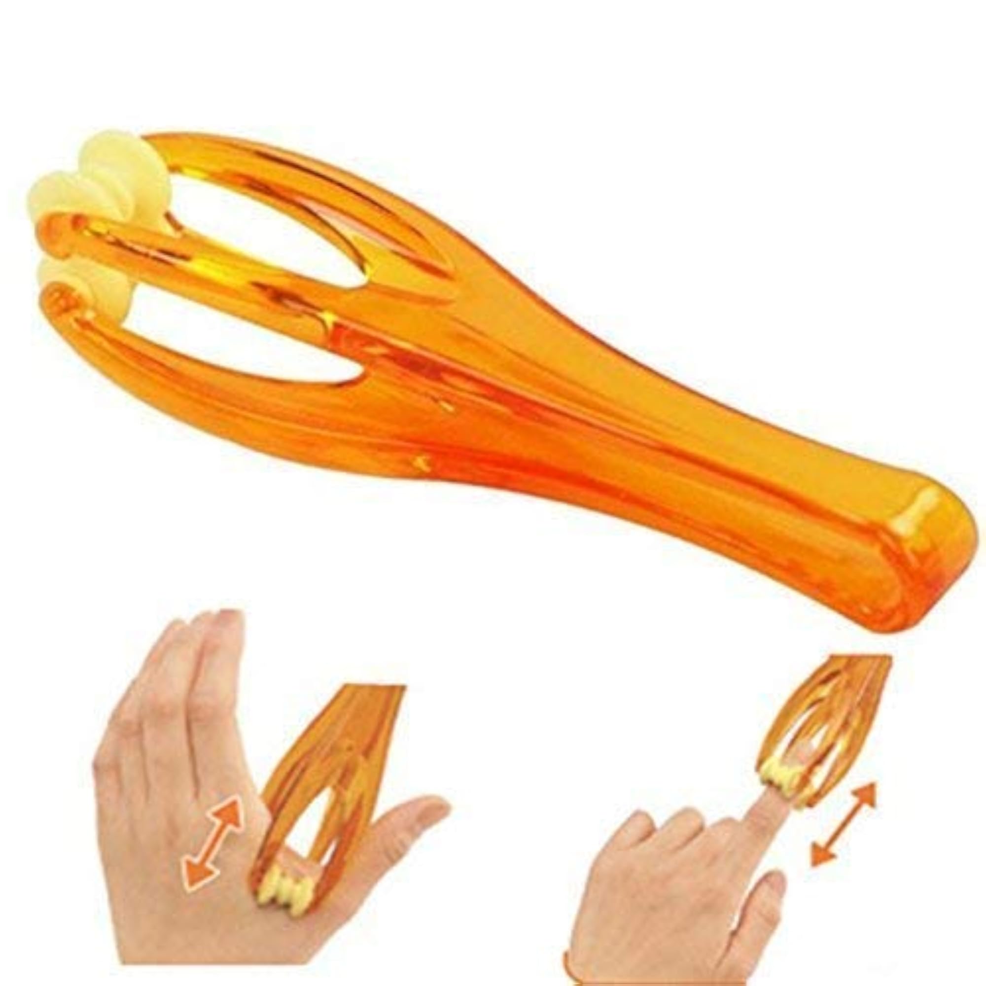 Geetastik Acupressure Plastic Palm Grip & Finger Roller Massager